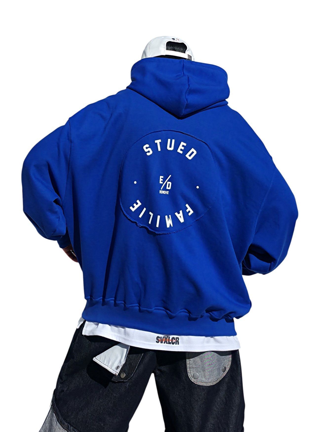 OverSize英文字連帽衛衣 SVXL-089T