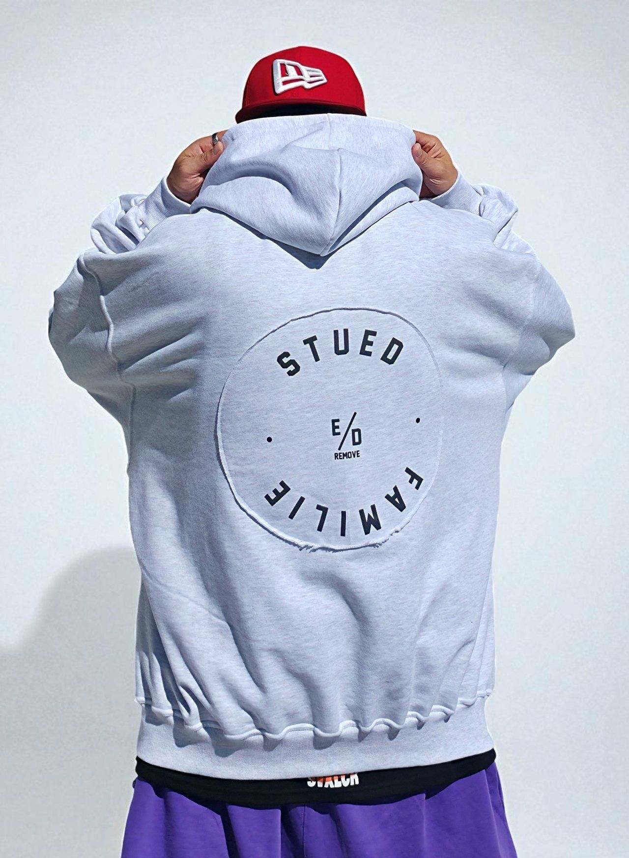 OverSize英文字連帽衛衣 SVXL-089T