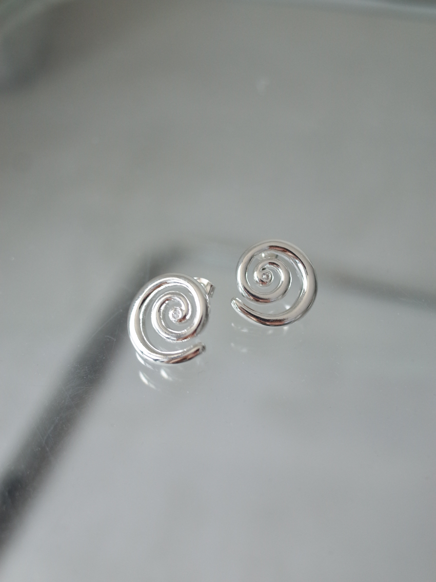swirl earrings
