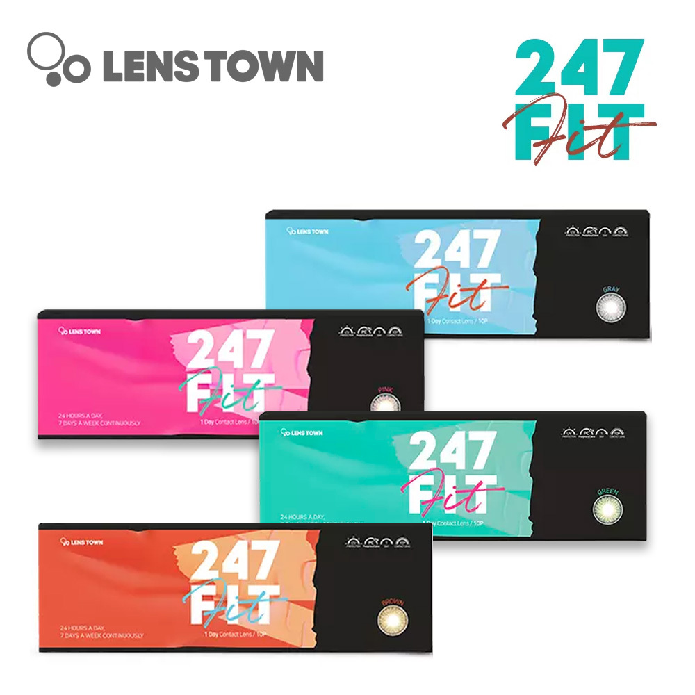 Lenstown 247 Fit 1 Day 美瞳 彩色 日拋 隱形眼鏡 10片