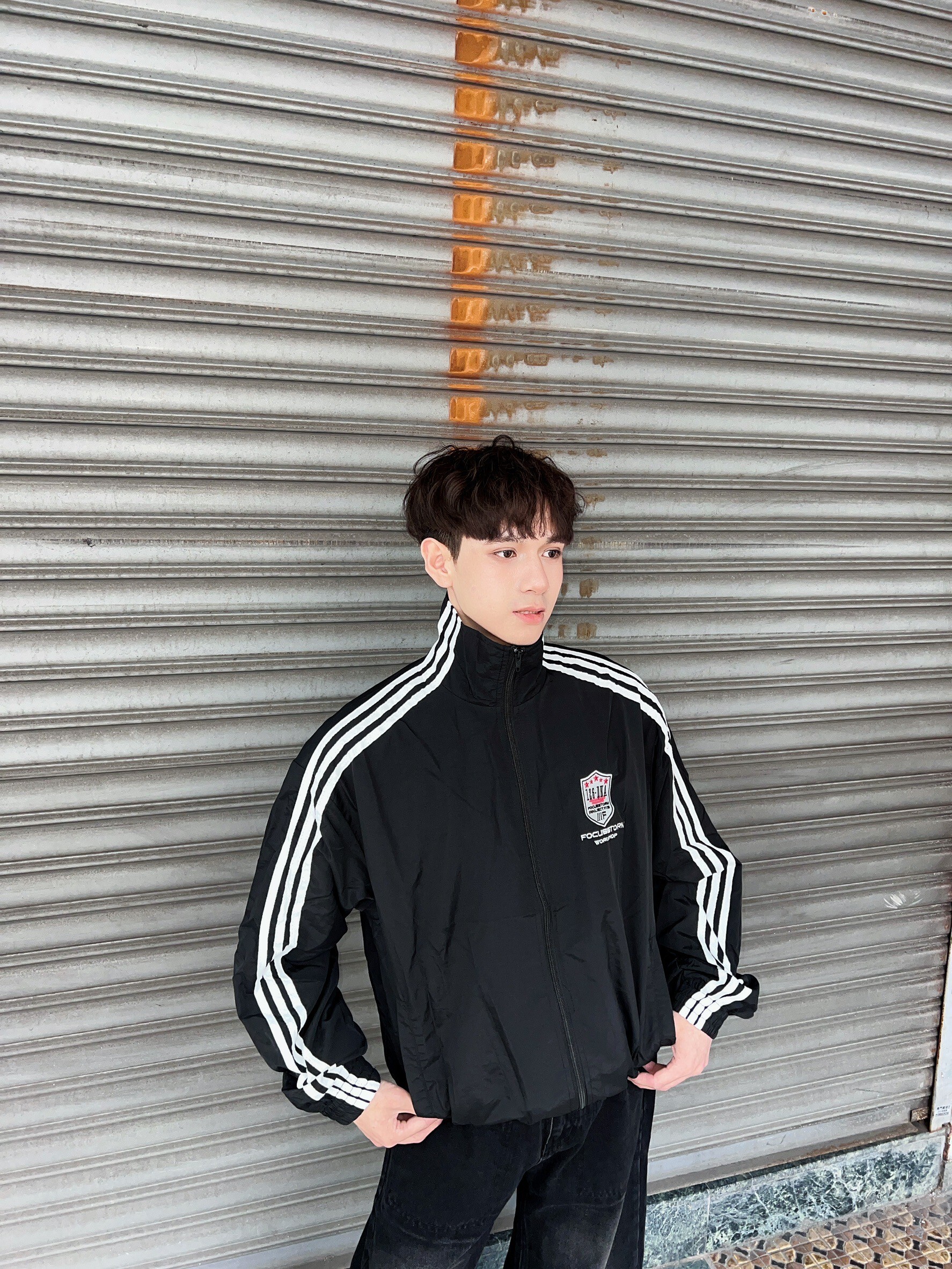 (GOAL) 美式復古 衝鋒外套 風衣 男女款 75158