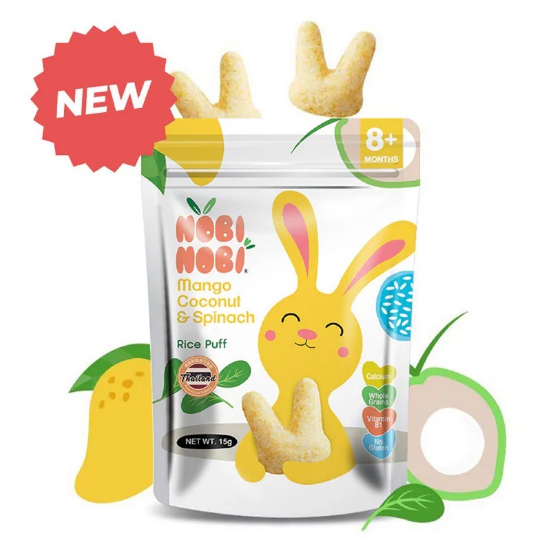 【Nobi Nobi】娜比 兔兔小米菓-椰香蔬果(15g)
