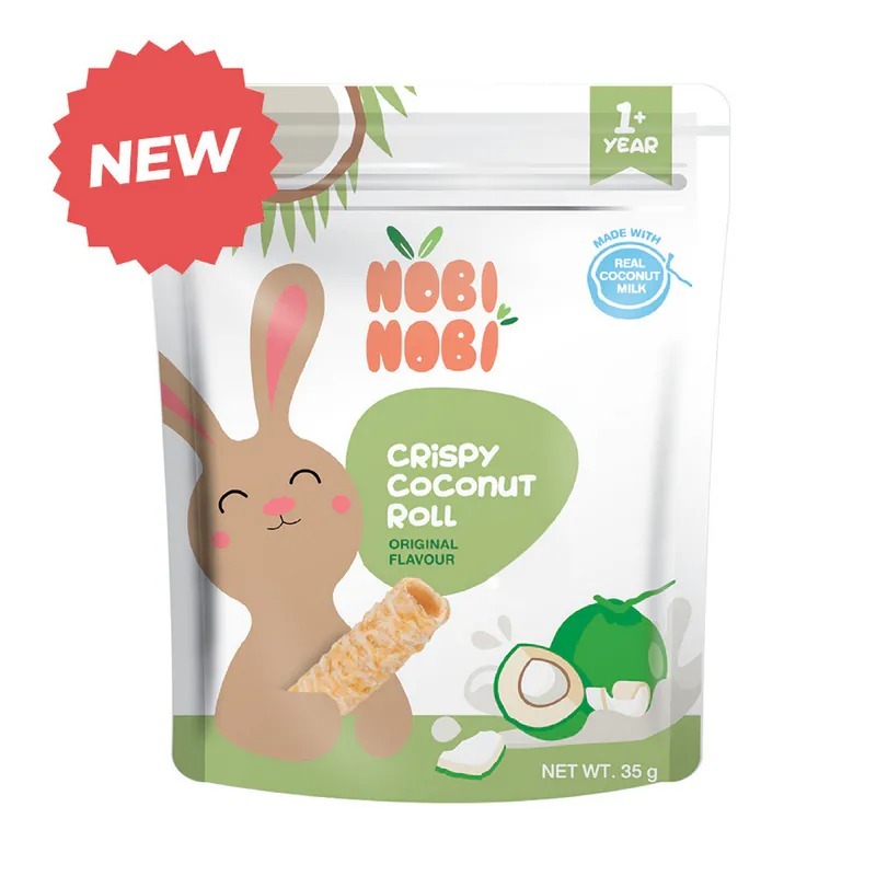 【Nobi Nobi】娜比 脆脆椰香捲-兩款可選(35g)