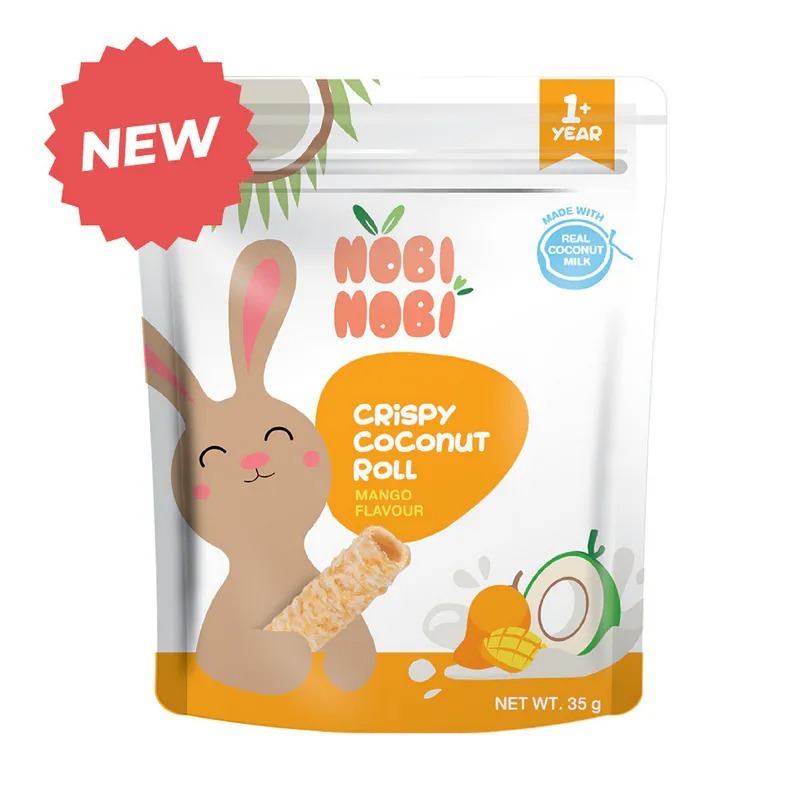 【Nobi Nobi】娜比 脆脆椰香捲-兩款可選(35g)