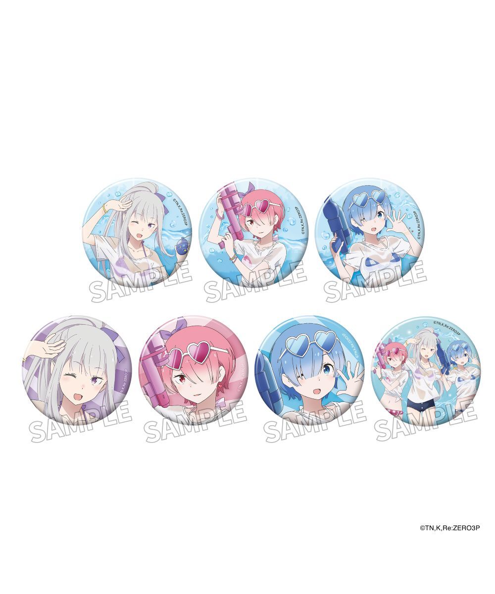 預購-「Re:從零開始的異世界生活」集換式徽章 玩水 ver. BOX販售【日本進口精品】