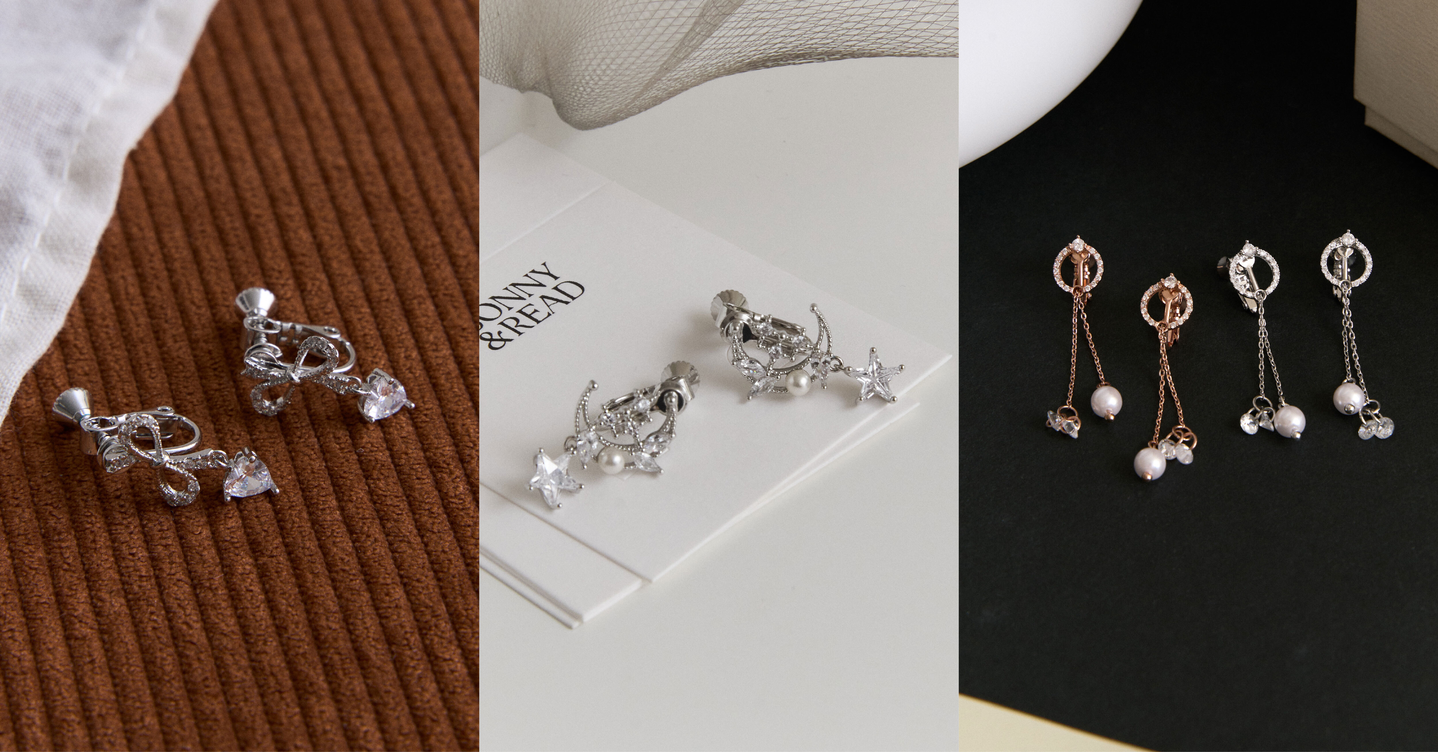 挑選適合的耳夾款式 讓你怎麼戴都美麗又舒適 - BONNY&READ飾品