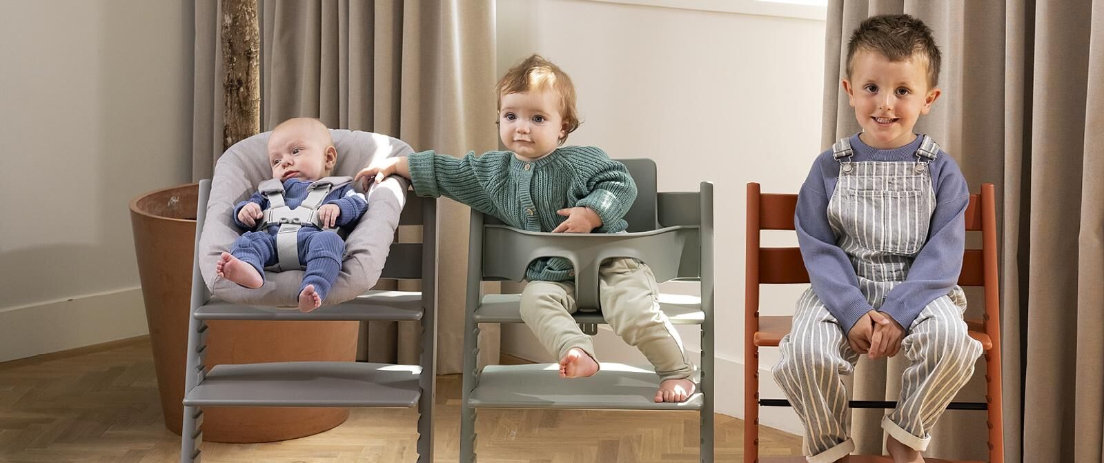 Tripp Trapp成長椅,良好的坐姿,提升專注力,有益學習發展和頭腦發育。