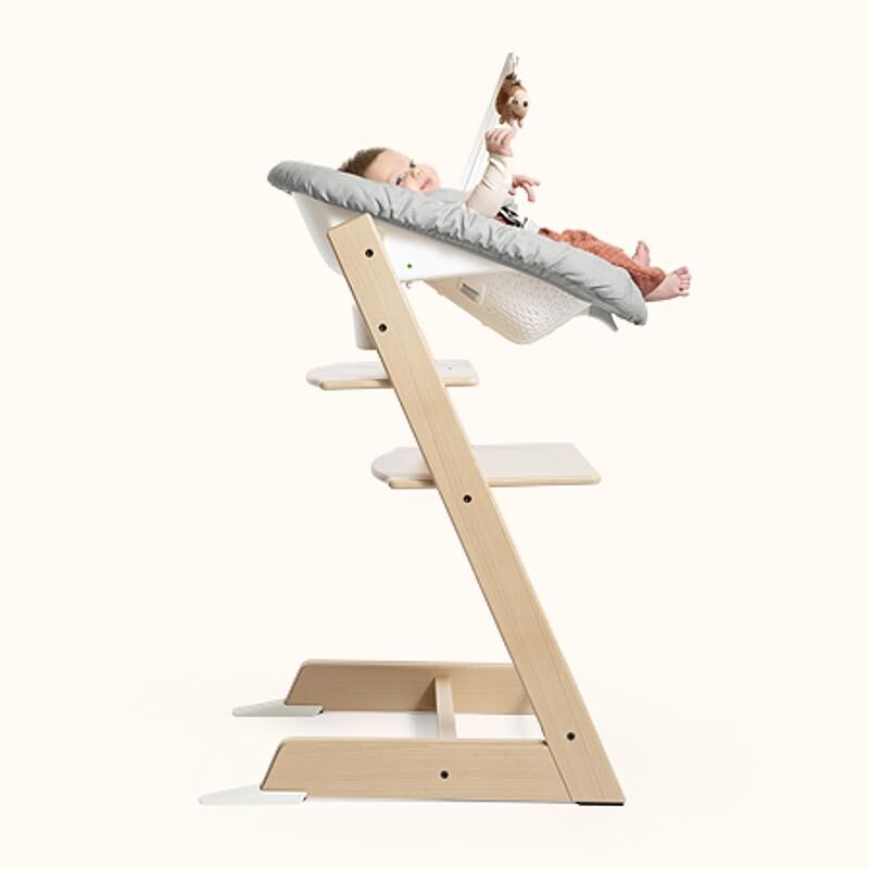 Tripp Trapp成長椅,0-6個月/初生嬰兒套件,38度斜角,讓新生兒最舒適、最安穩的坐姿