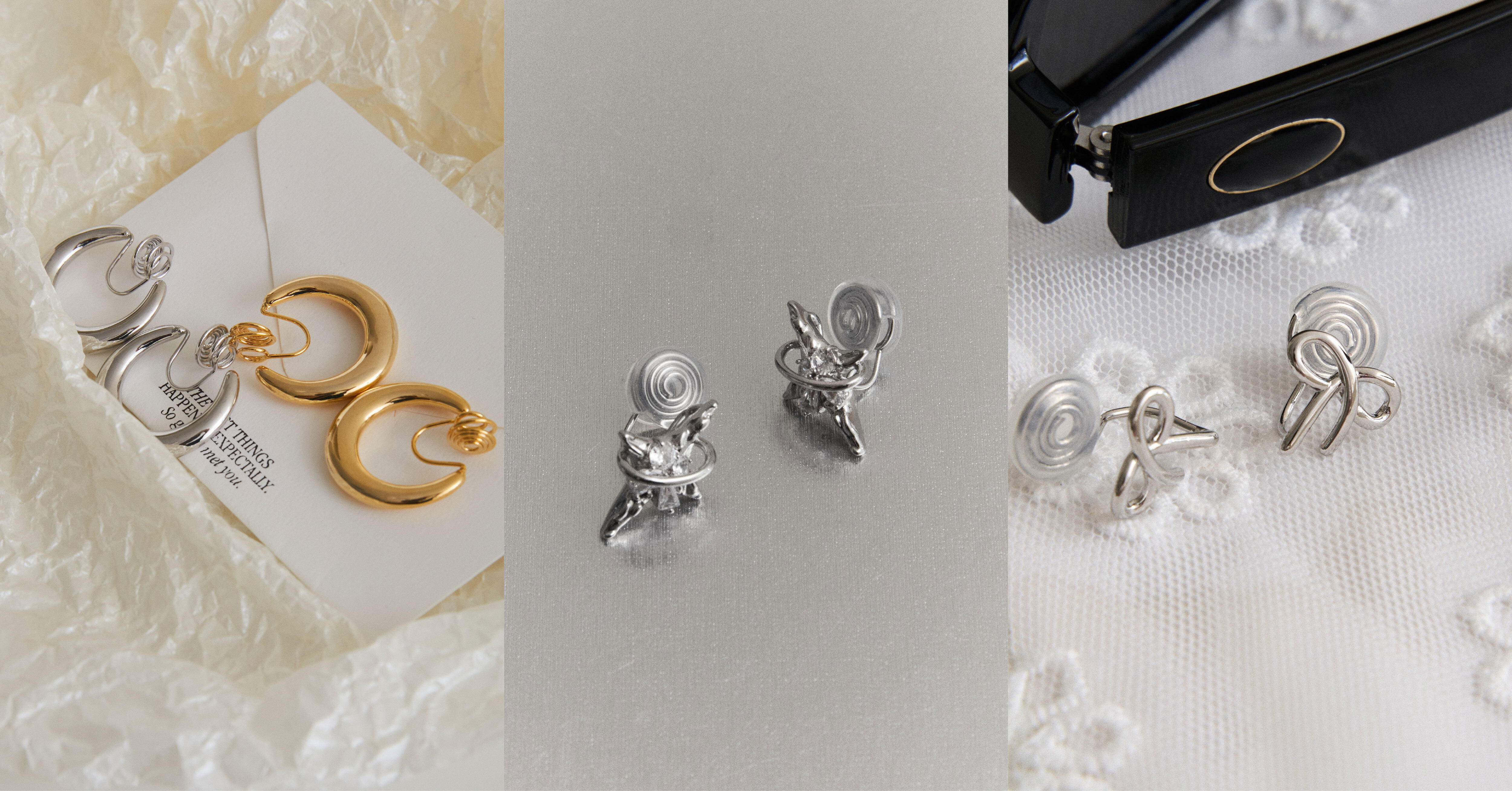 挑選適合的耳夾款式 讓你怎麼戴都美麗又舒適 - BONNY&READ飾品