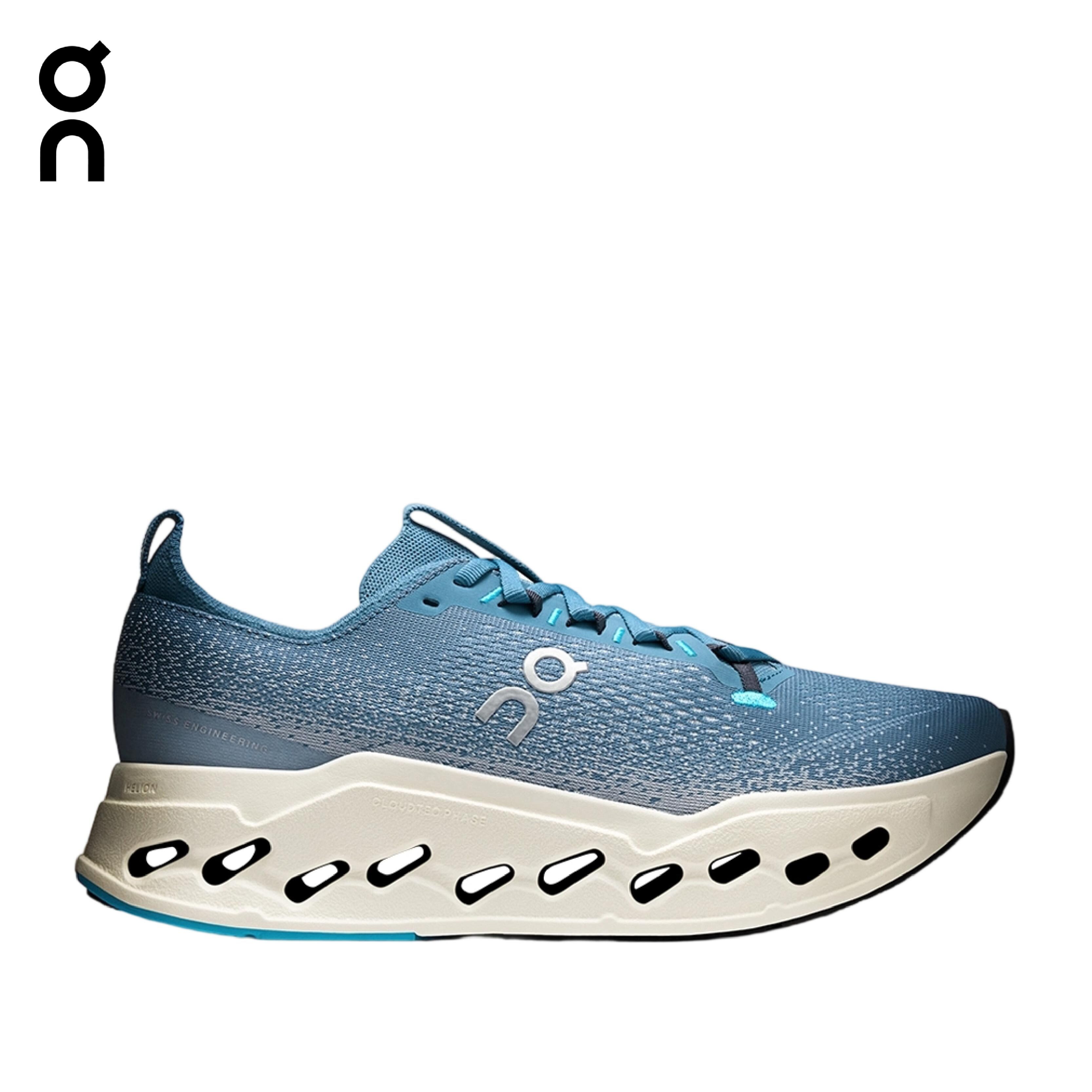 On 昂跑 Cloudsurfer Max 路跑鞋 男款(灰藍/象牙色) 31ON34287