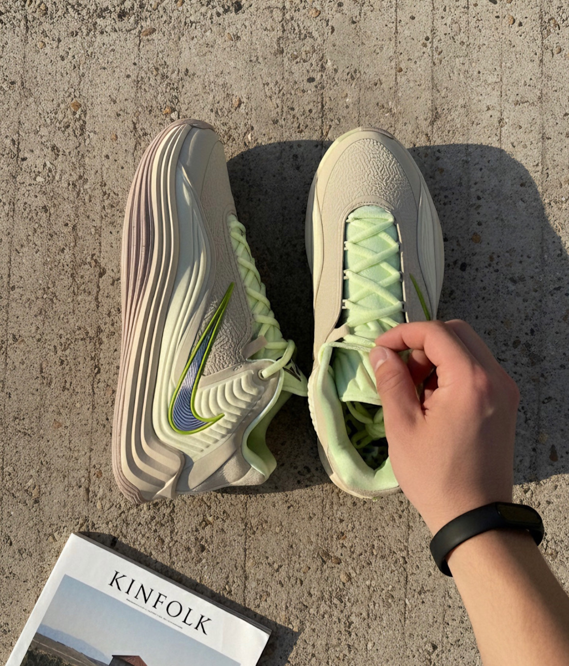 男鞋 NIKE GIANNIS FREAK 7 LE EP 淺卡其綠 字母哥 實戰 緩震 回彈 籃球鞋【II5251-200】