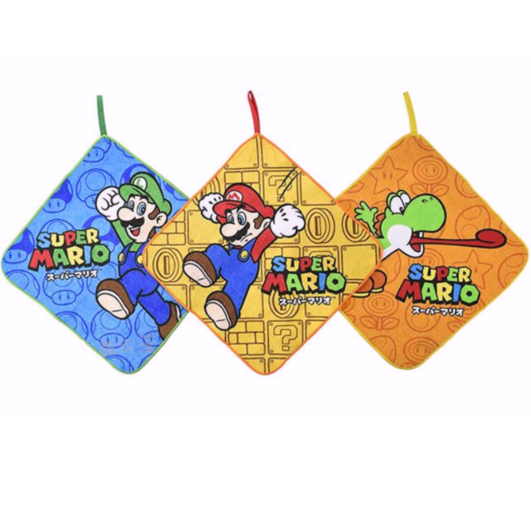 超級瑪利歐兄弟抹手毛巾3條裝