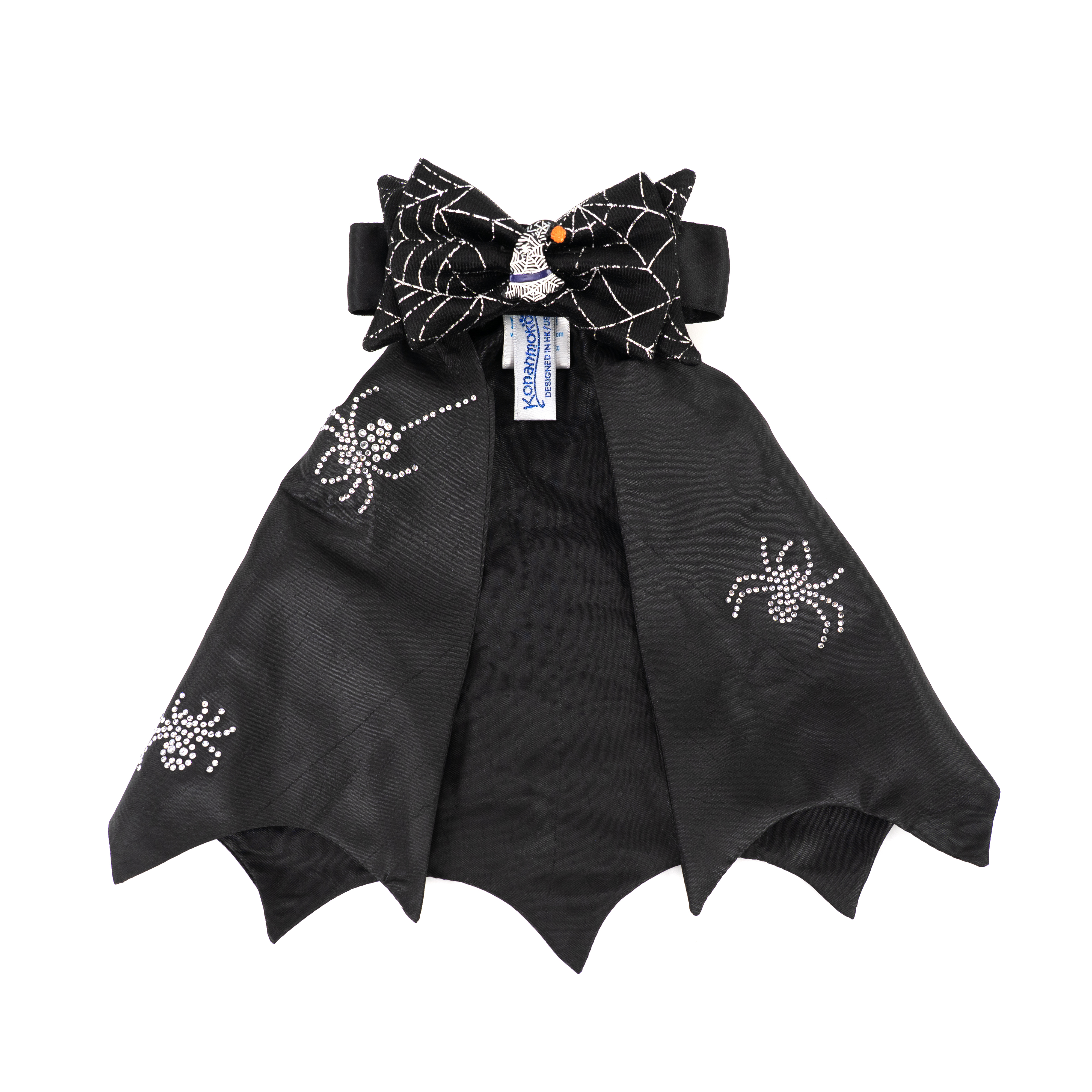 Halloween Black Spider Cape w/ Collar