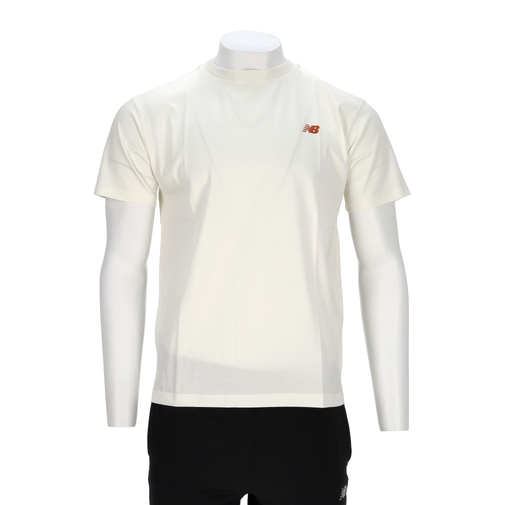 New Balance Sds短袖上衣 男款 米杏色 NB 亞規 印花 T恤 休閒 短袖 AMT53313CIC