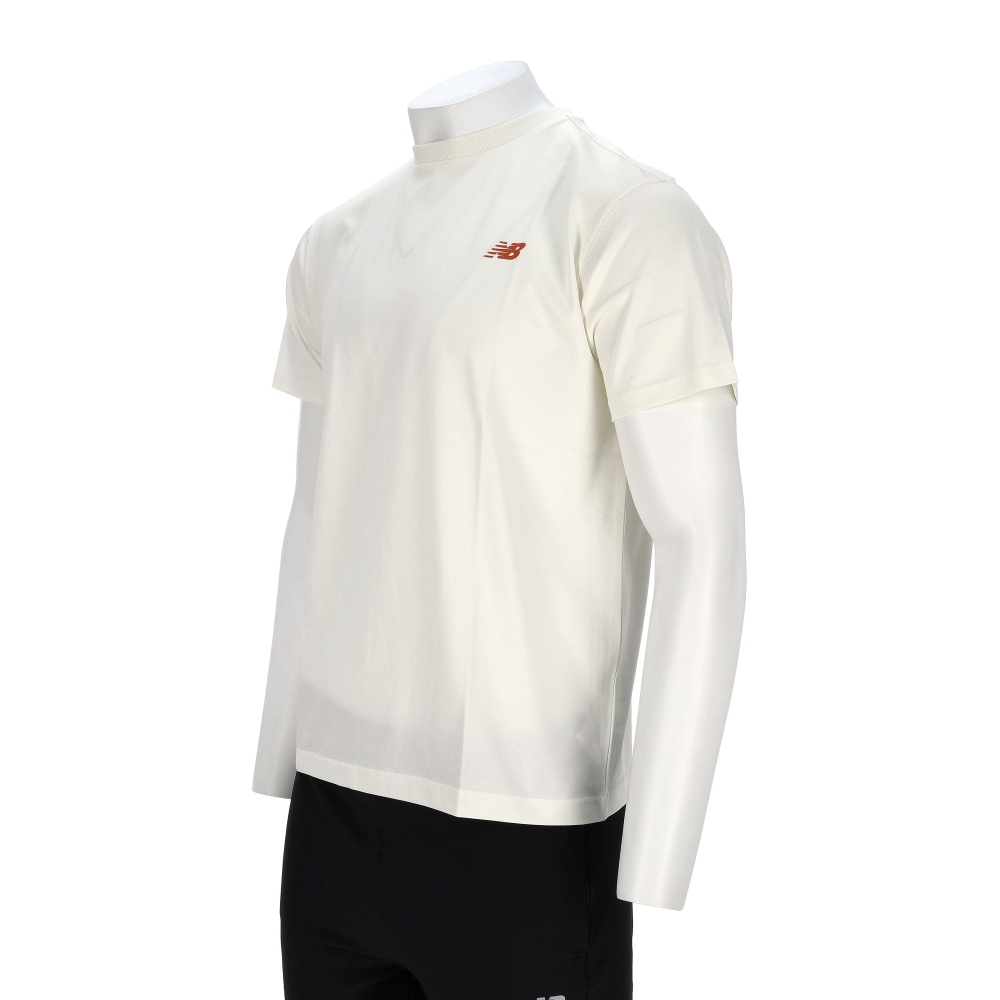 New Balance Sds短袖上衣 男款 米杏色 NB 亞規 印花 T恤 休閒 短袖 AMT53313CIC