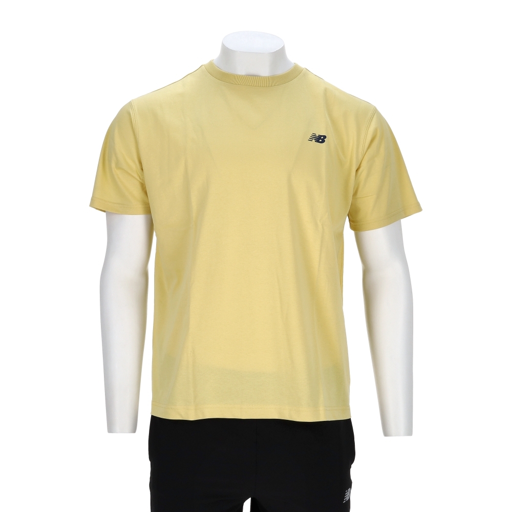 New Balance Sds短袖上衣 男款 黃色 NB 亞規 印花 T恤 休閒 短袖 AMT53313HAY