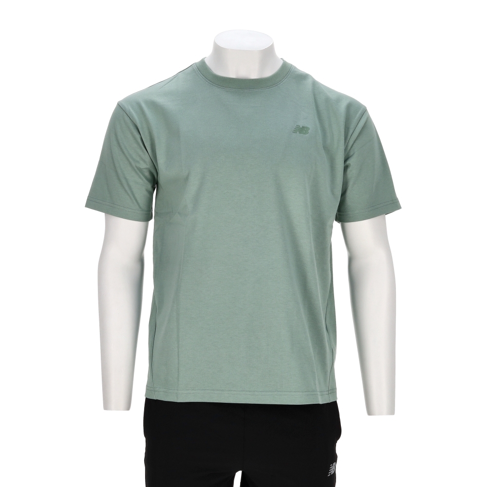 New Balance Sds 男款 綠色 NB 圖案 印花 休閒 短袖 NEF33231LGN