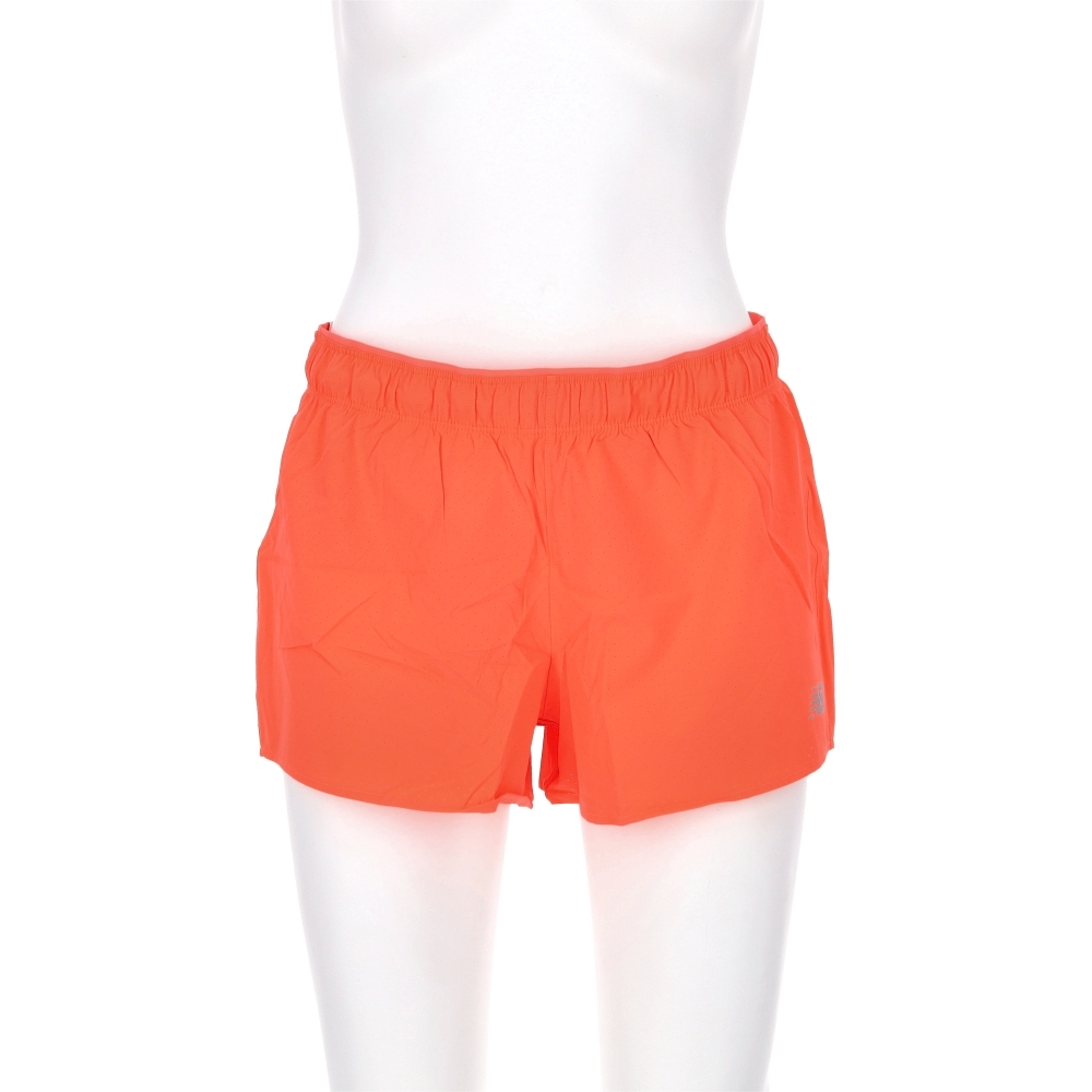 New Balance 女款 螢光橘色 NB 美規 快乾 訓練 運動 短褲 WS41286URR