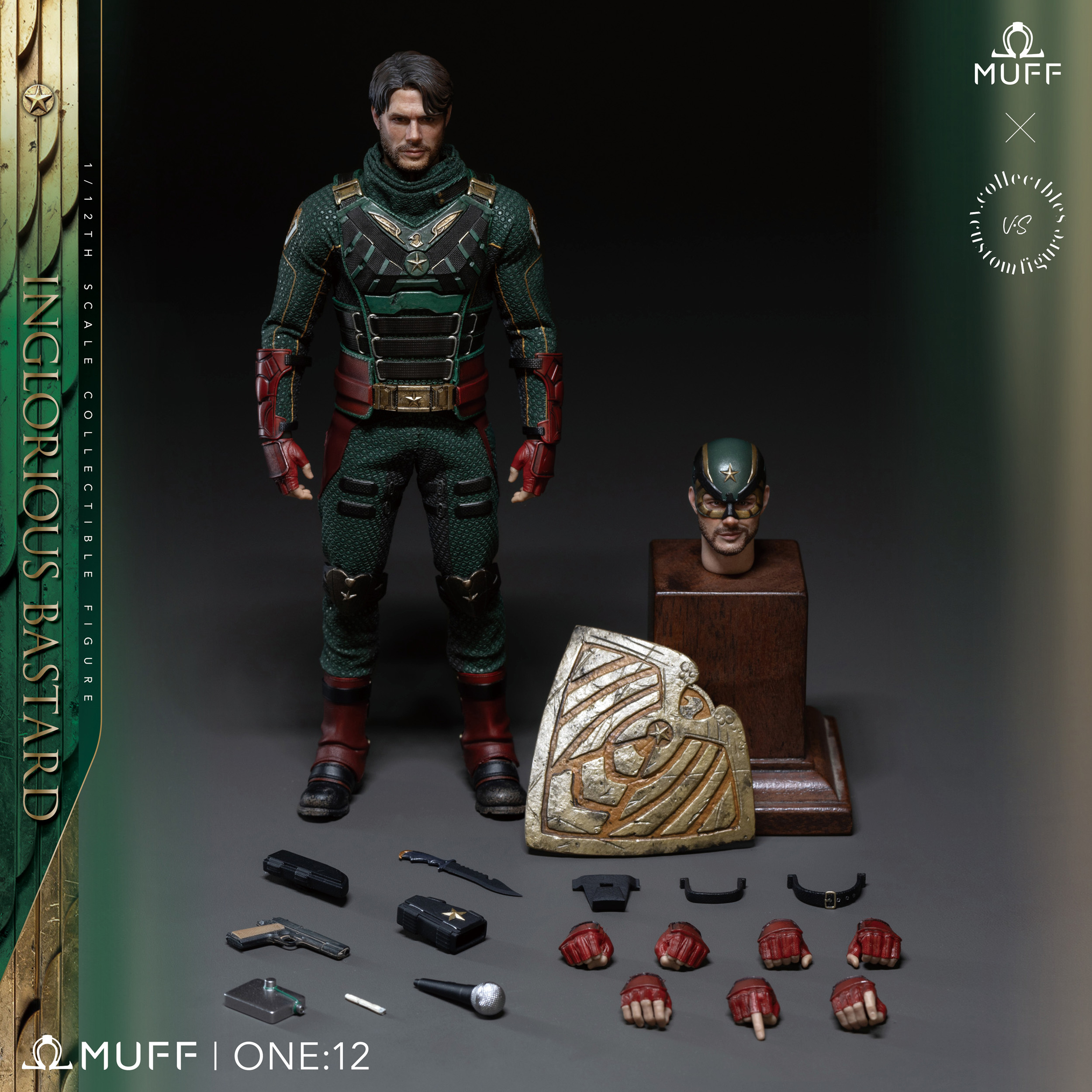 (Pre-Order) Muff Toys x  v.collectibles 1/12 Inglorious Bastard Action Figure (MF08)