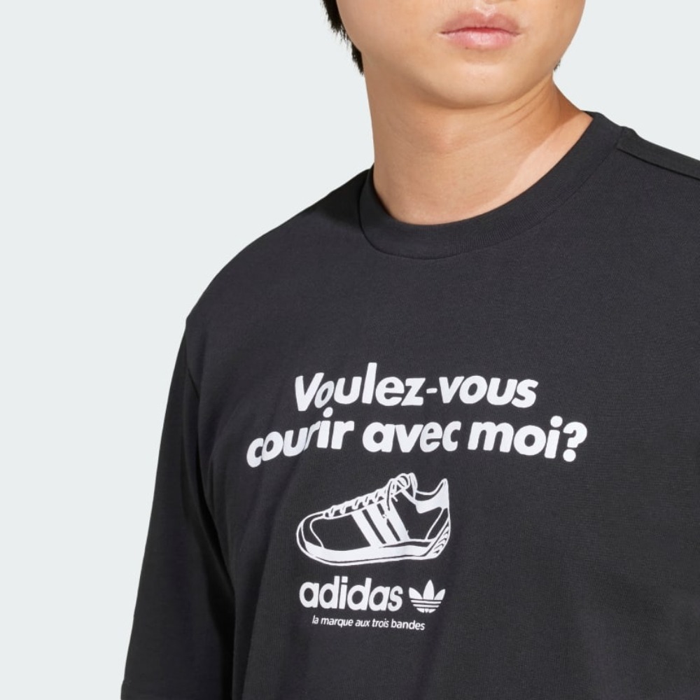 ADIDAS 短T GRFX TEE 黑白 休閒 棉質 短袖 男 JC8366