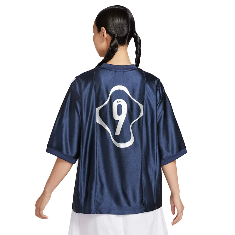 NIKE AS W NSW SS GX JRSY TOP GCEL V領 短袖 球衣 藍色 II1939-410 [國內代購]