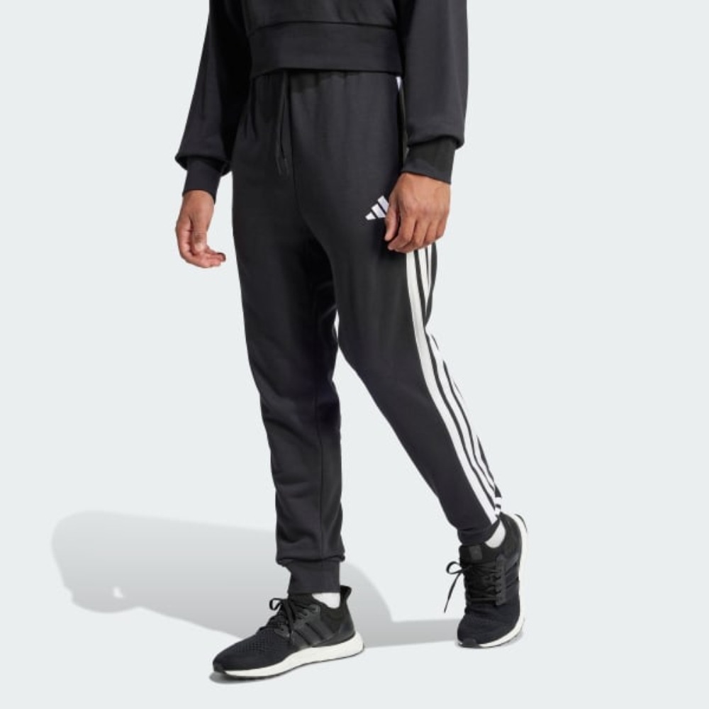 ADIDAS 長褲 3-STRIPES 黑色 三線 基本款 運動褲 男 JD1881