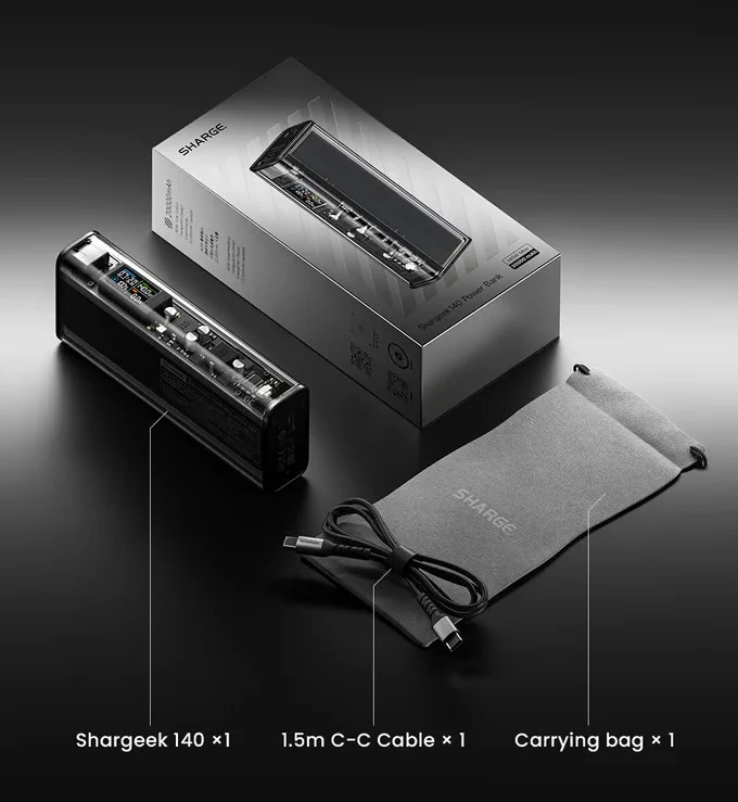 SHARGE Shargeek 140 Power Bank 20000mAh