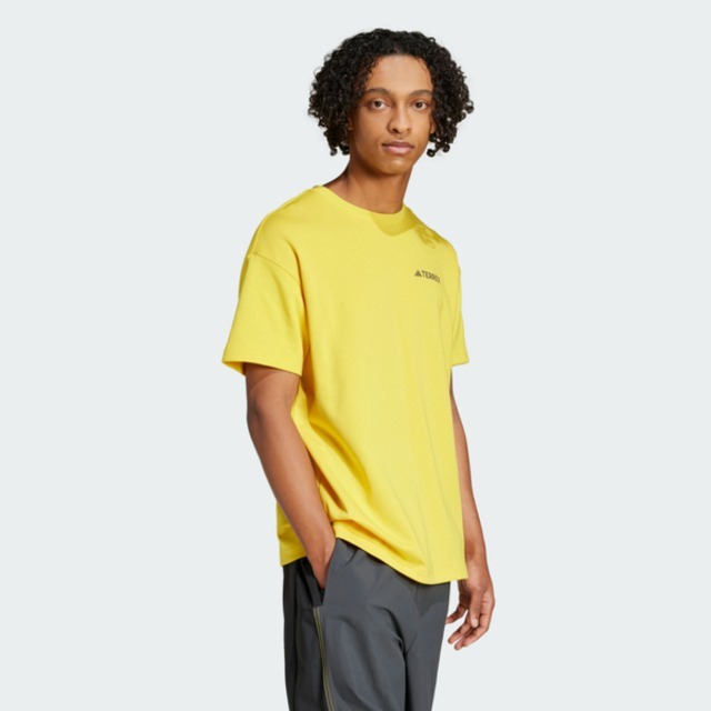 ADIDAS 短T NG U AR B GFX T 黃色 國家地理 運動 休閒 短袖 中性 JD5955