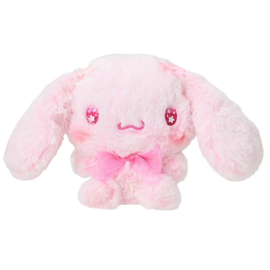 櫻花系列玉桂狗毛公仔擺件