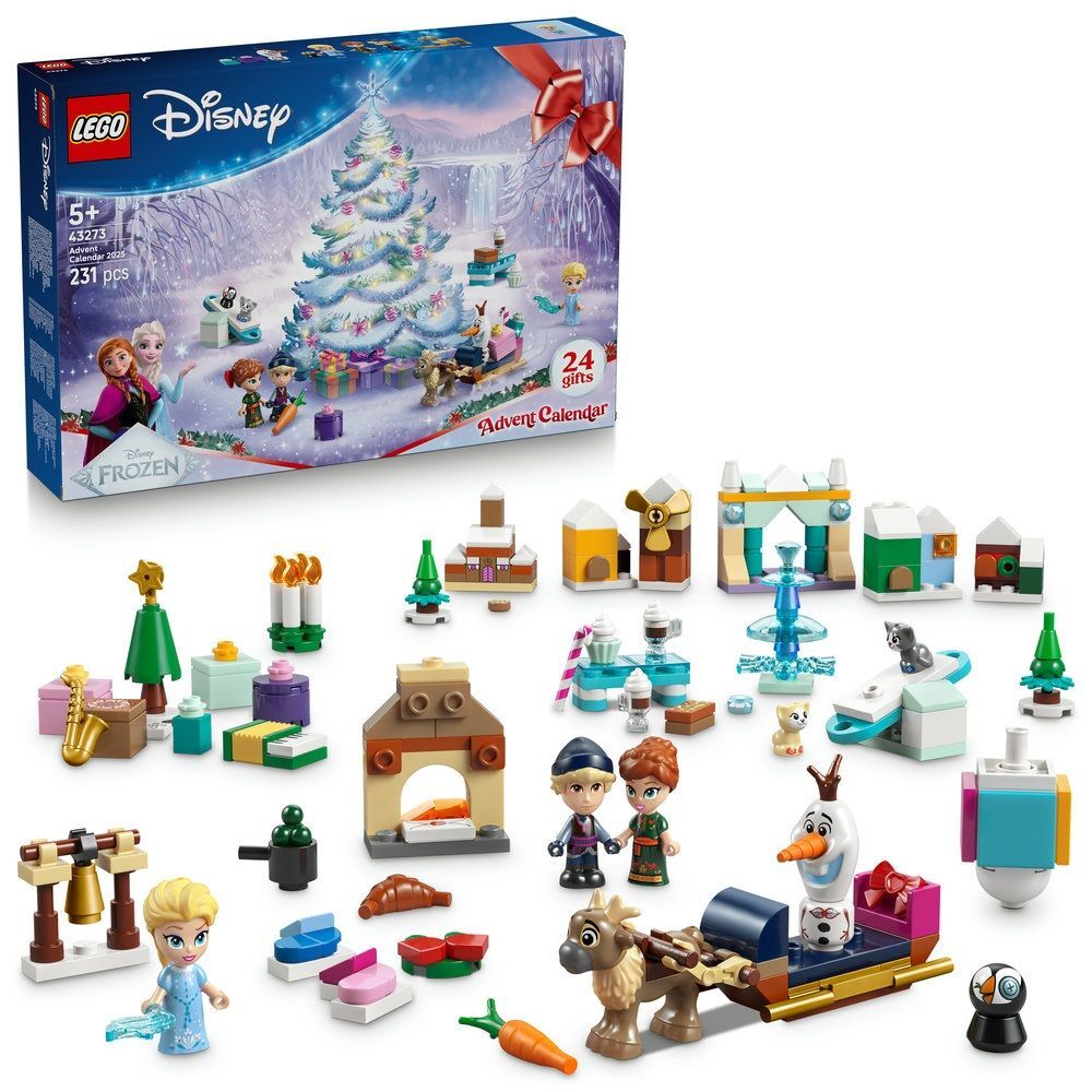 (預訂) LEGO® 43273 Disney™ : 2025 年倒數日曆《魔雪奇緣》