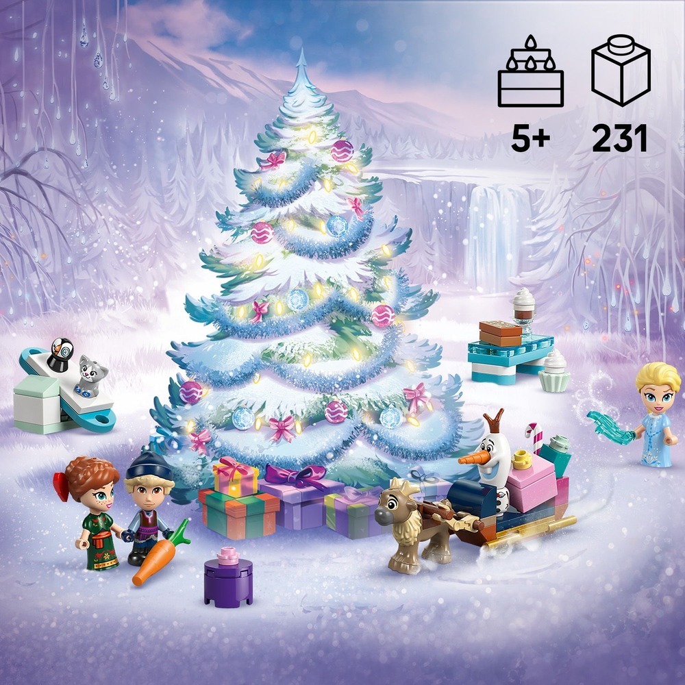 (預訂) LEGO® 43273 Disney™ : 2025 年倒數日曆《魔雪奇緣》