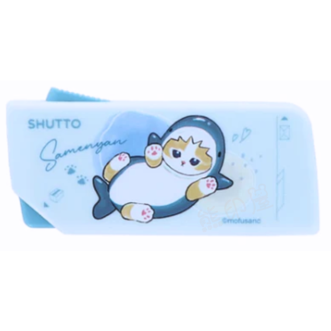 Mofusand鯊魚貓便攜迷你開信刀鎅刀(安全設計)