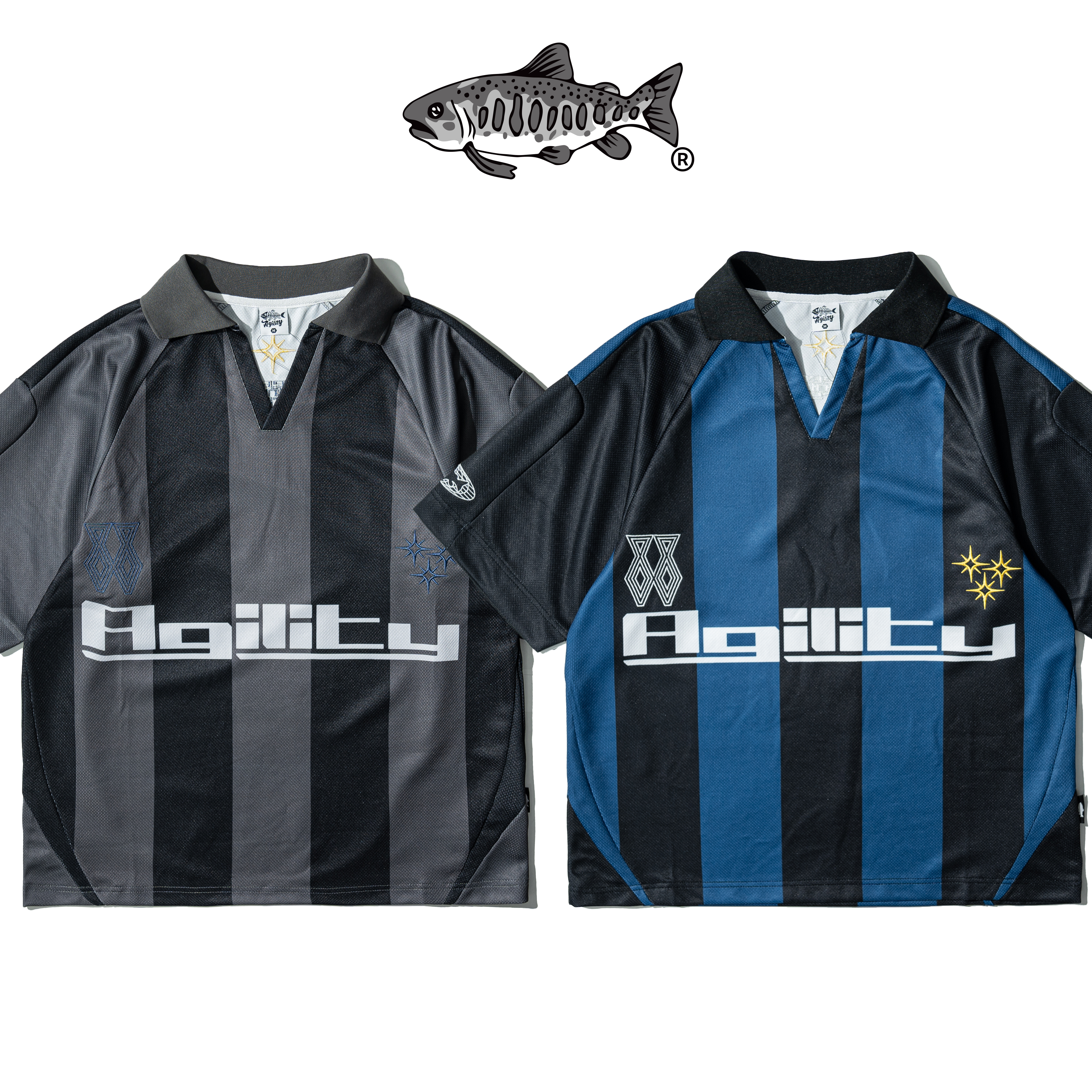 AGILITY Retro Football Jersey / Agi 復古 足球短袖Tee [A-FC2]