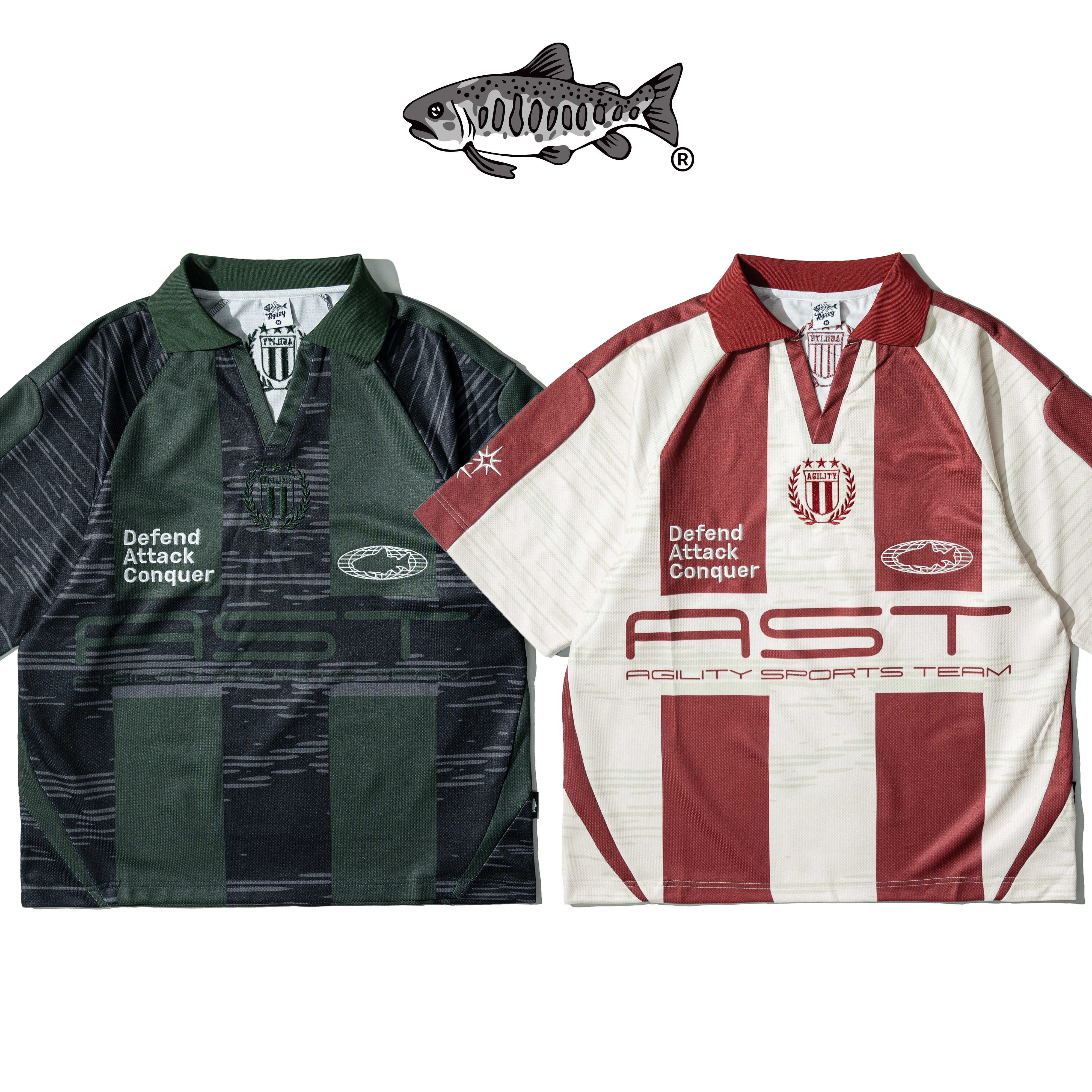 AGILITY Retro Football Jersey / AST 復古 足球短袖Tee [A-FC1]