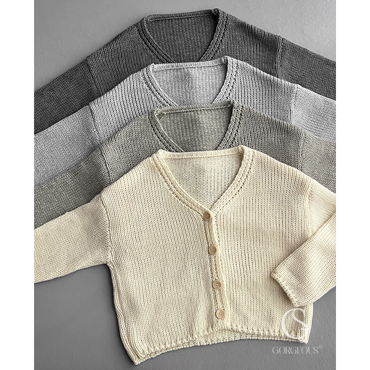 D104 現貨「排釦兩穿針織外套」