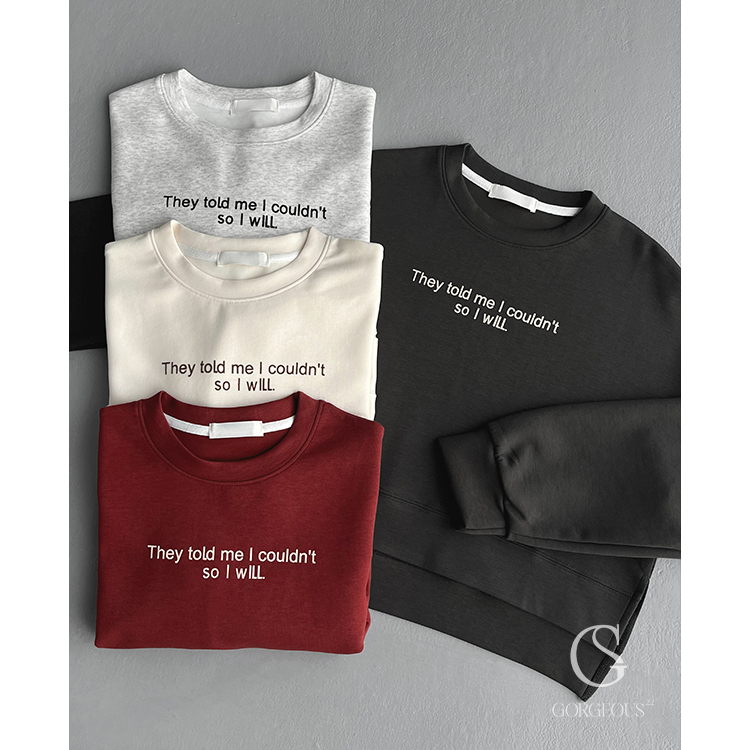 G3083 現貨「太空字母短版衣」