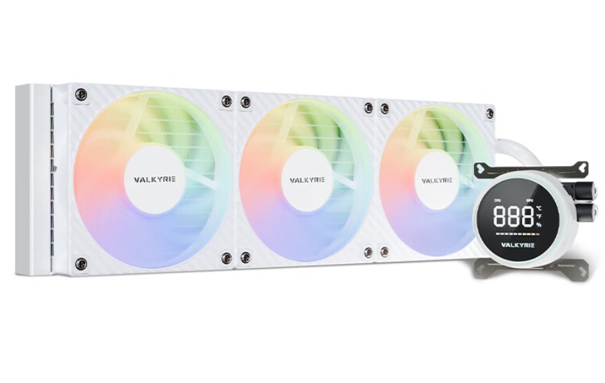 Valkyrie GLA-240/360 智能數碼屏幕水冷散熱器 (黑/白)