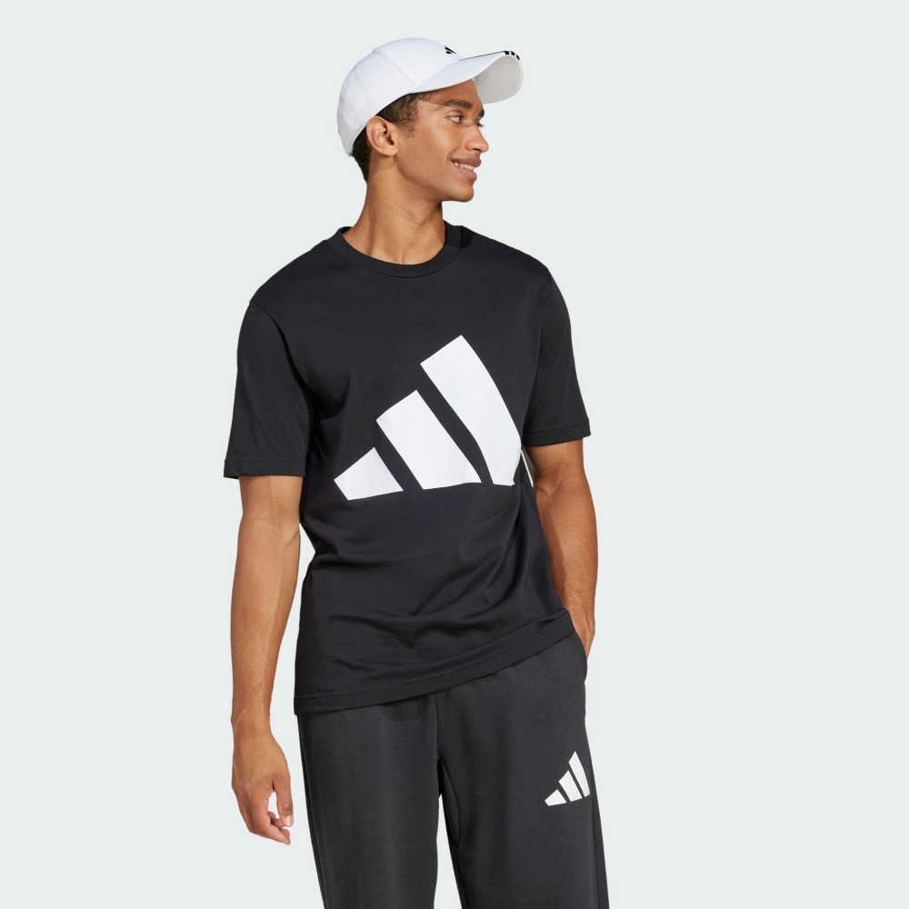 ADIDAS 短T ESSENTIALS 黑色 休閒 短袖 男 JE8945