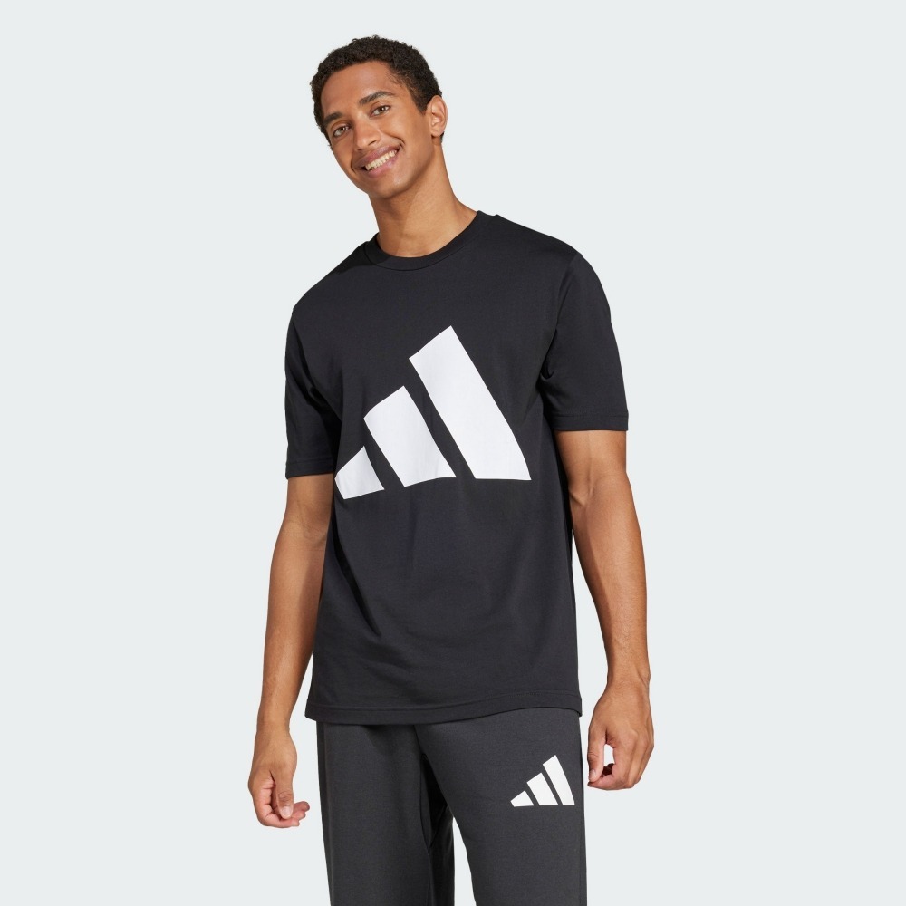 ADIDAS 短T ESSENTIALS 黑色 休閒 短袖 男 JE8945