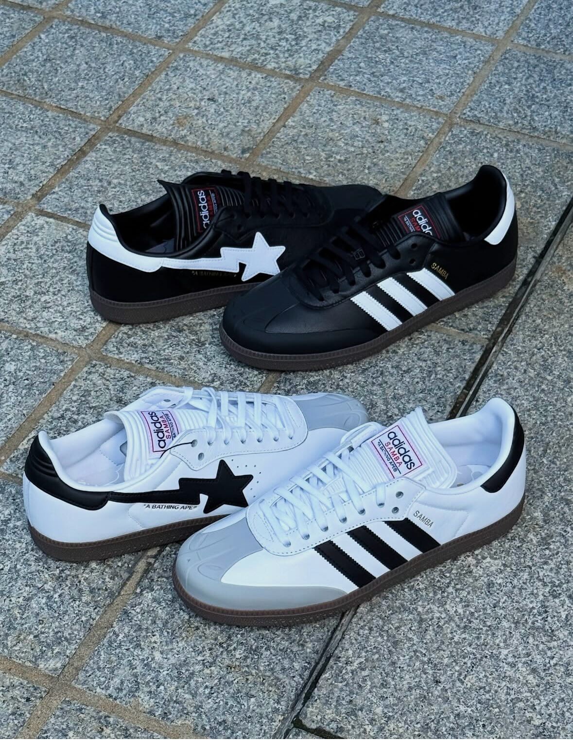 【Focus Store】預購 A BATHING APE x Adidas Samba "White" 白色 JR9245