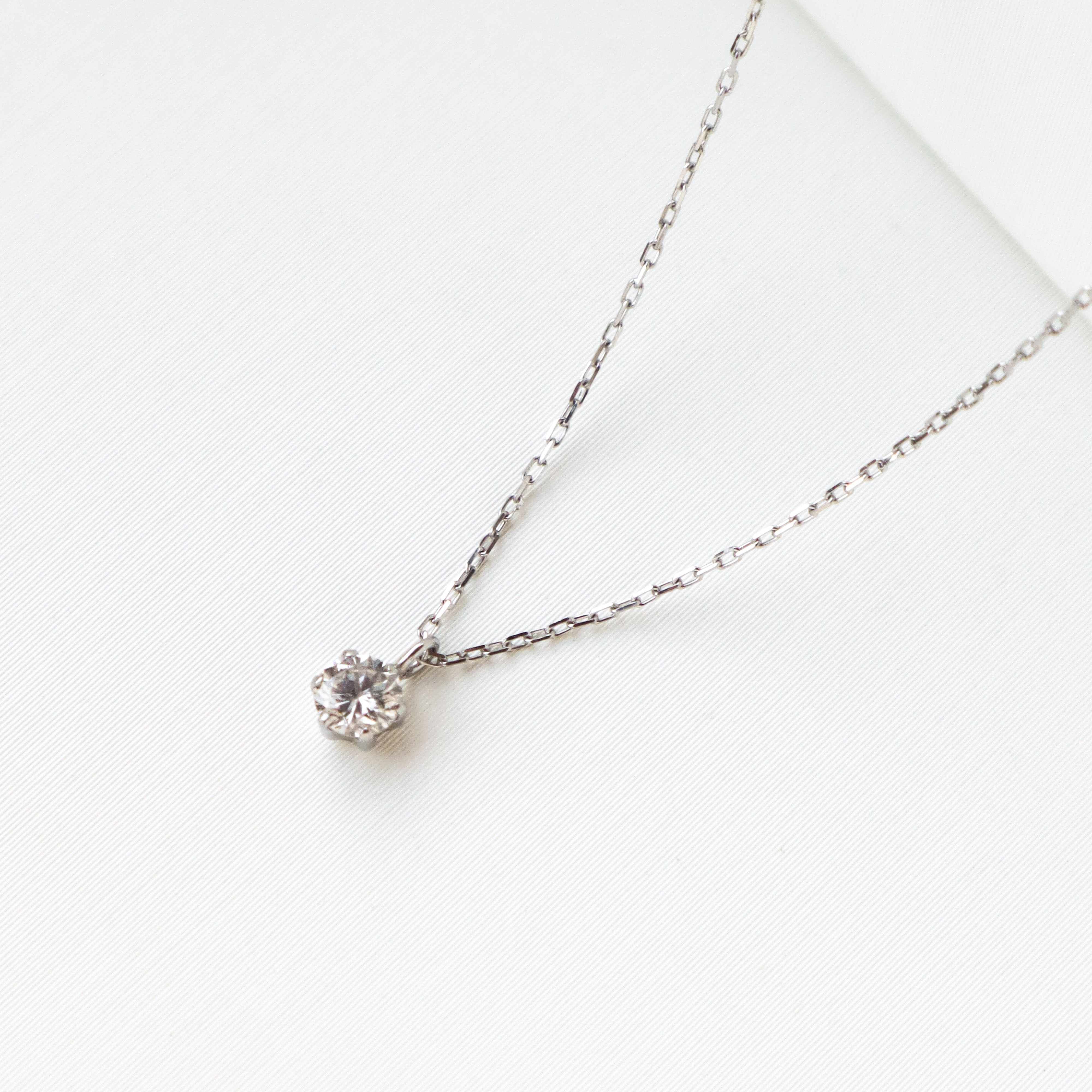 鉑金/10分真鑽項鍊