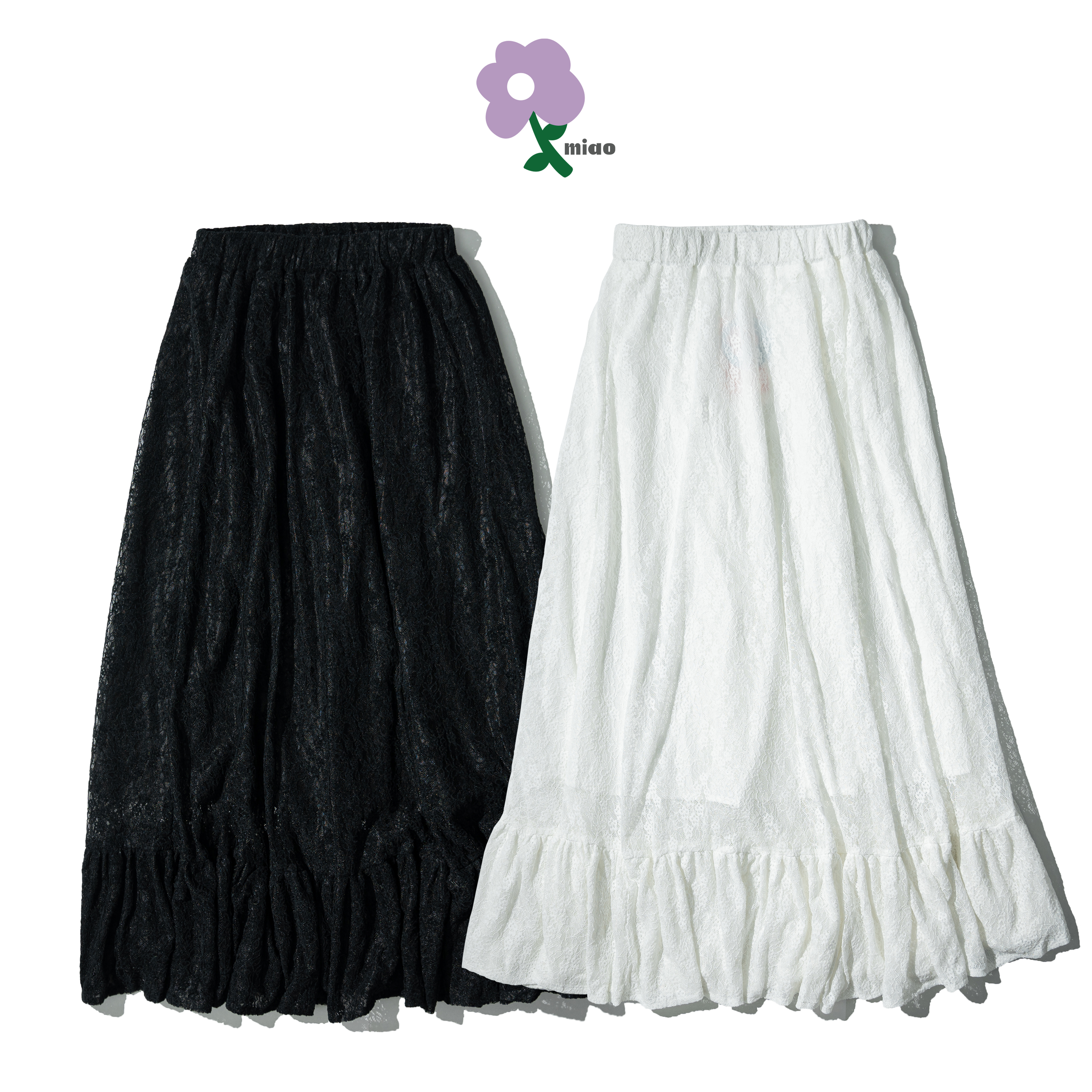 AGILITY MIAO Lace Skirts 蕾絲長裙 [M-SK88]