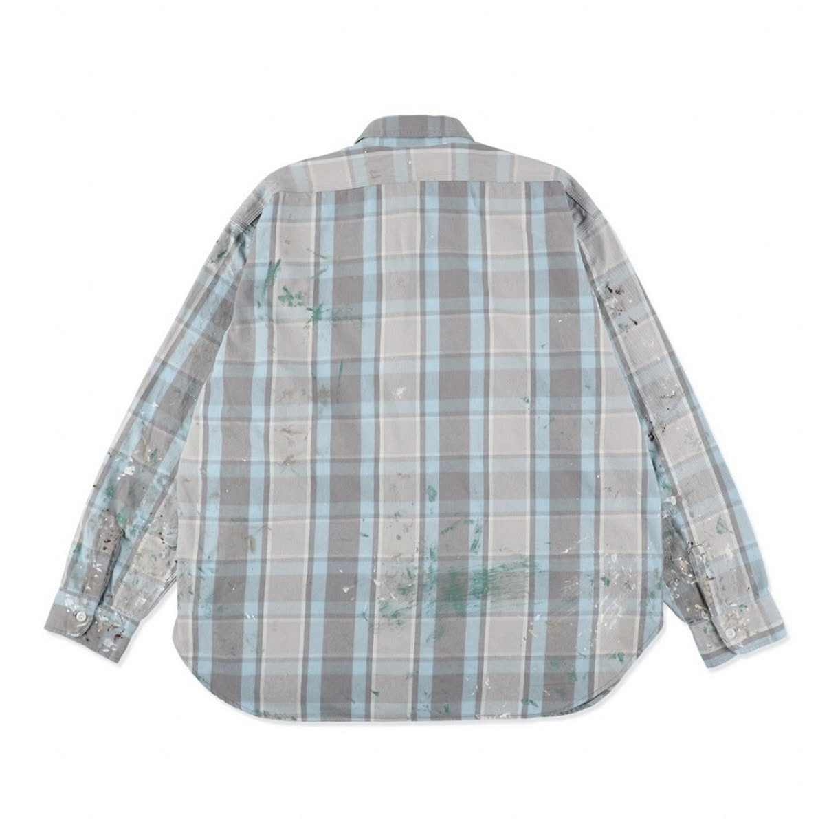 BOW WOW / PAINTER'S PAINT STAINED FLANNEL SHIRT / BW252