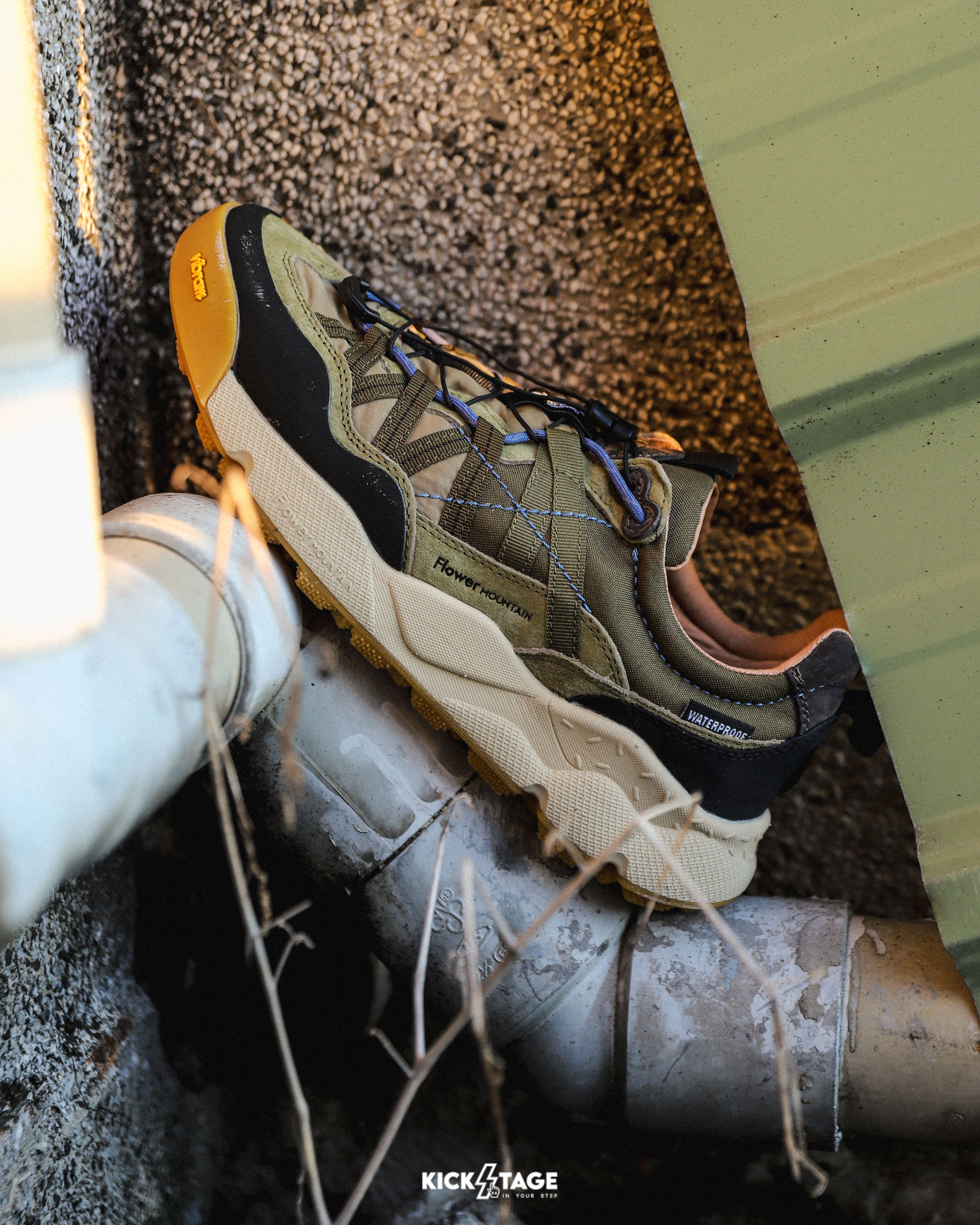 男鞋 Flower MOUNTAIN 山霧花野 IWANO2 岩野2 蒼苔松澗 咖啡色 戶外 全地形 防水內襯 黃金大底 軟木鞋墊 休閒鞋【FM2598212】