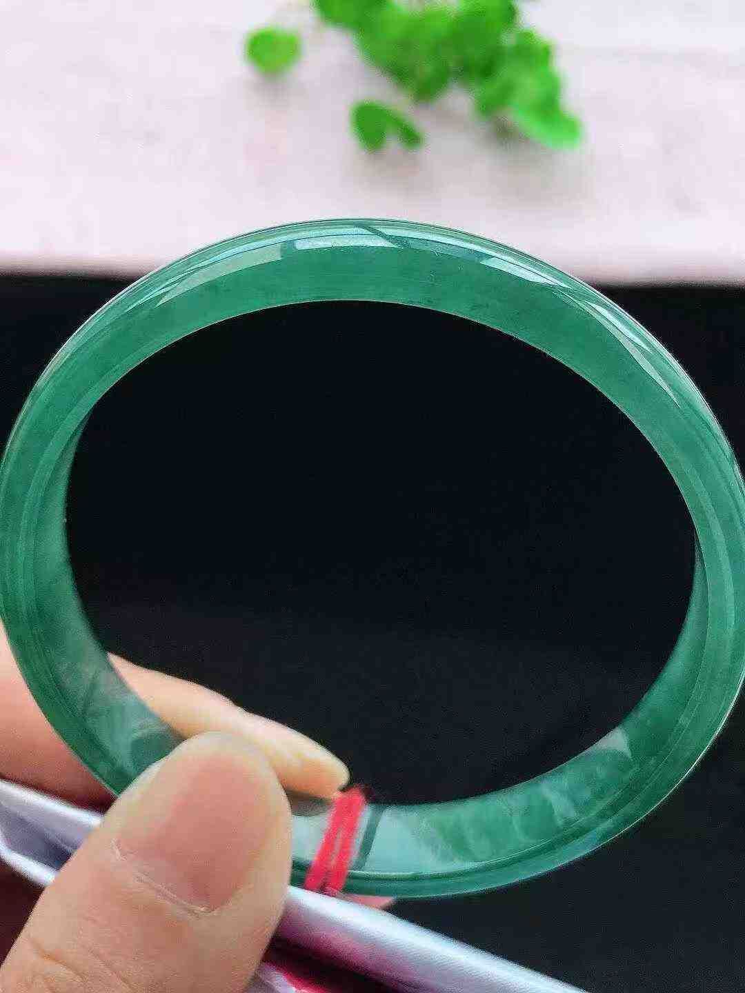 975858 61.6mm冰藍水翡翠手鐲 (60-62)