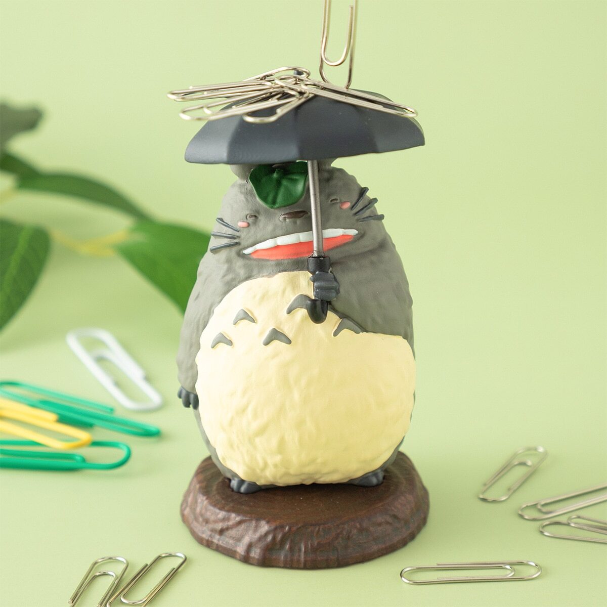 磁力迴紋針收納擺飾 龍貓 撐傘