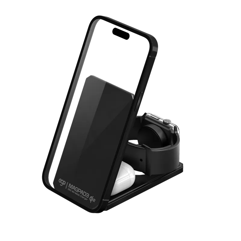 EGO MagPad3 QI2 3in1 Magsafe 充電座