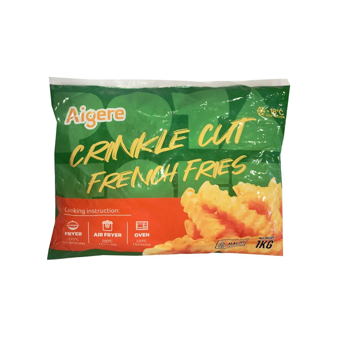 【急凍貨】中國 Aigere曲薯條 1KG