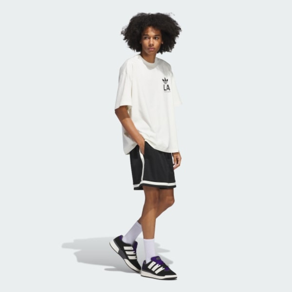 ADIDAS 短T ORIGINALS 白 三葉草 寬鬆 籃球 短袖 中性 JP2135