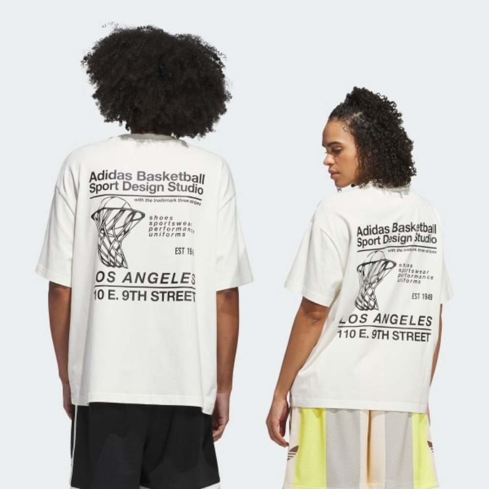 ADIDAS 短T ORIGINALS 白 三葉草 寬鬆 籃球 短袖 中性 JP2135